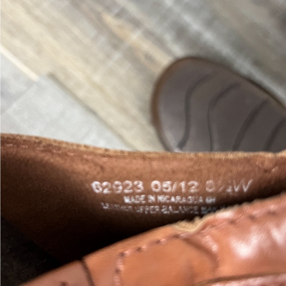 Clarks Bendables Brown Leather Slide Mules Size 8.5 Women’s - Picture 9 of 10